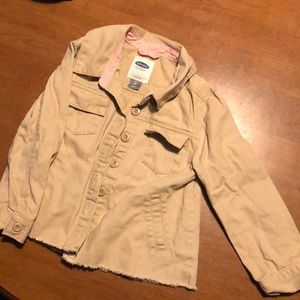 Toddler girl Old Navy 3t military jacket